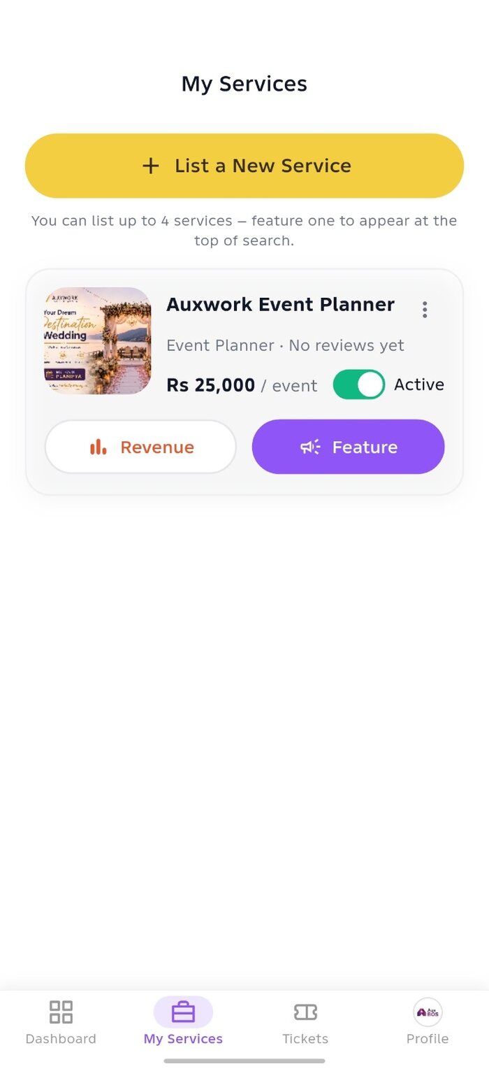 Planifya service listing tools