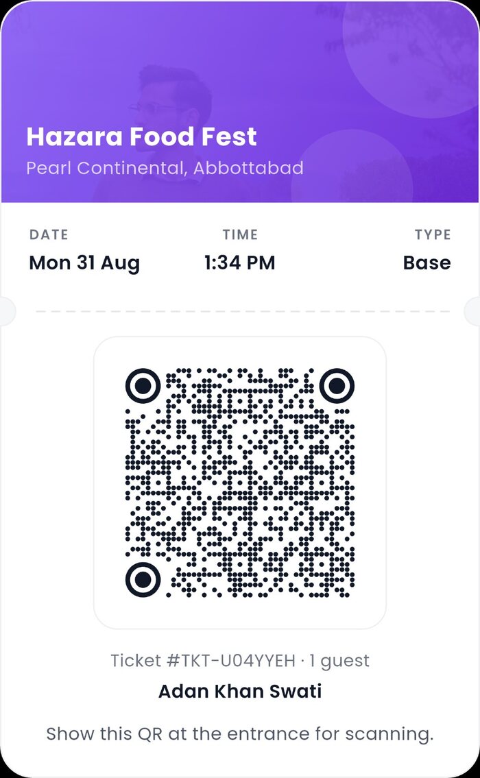 Planifya QR e-ticket